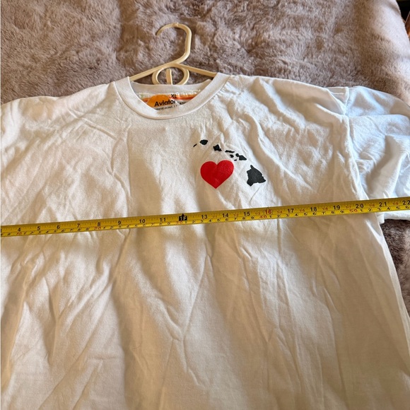 AVIATOR NATION White T-Shirt to benefit fires - Picture 6 of 7